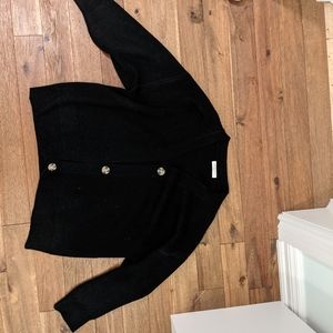 Oversized black cardigan, size M-L